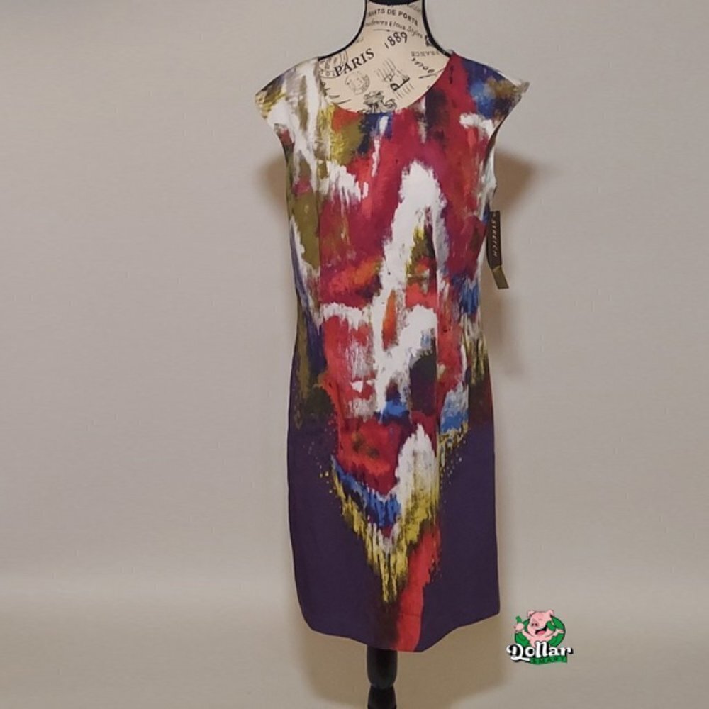 Voir Voir Multicolor Midi Dress Size 10